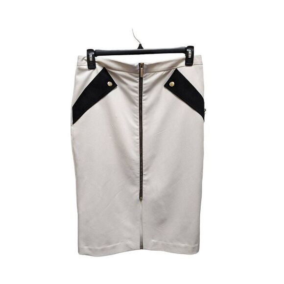 Worthington Women's Mid Rise Black and White Pencil Skirt Size 12 NWT - Picture 1 of 7